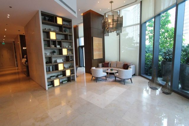 Residents' lounge with garden views