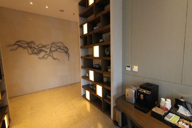 Coffee station in the lounge